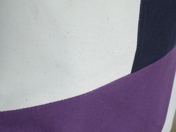 手提袋[博物館/紫色]（11號帆布） 第3張的照片