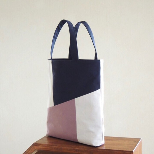 トートバック【museum/pink】（11号帆布） トートバッグ Hiroko
