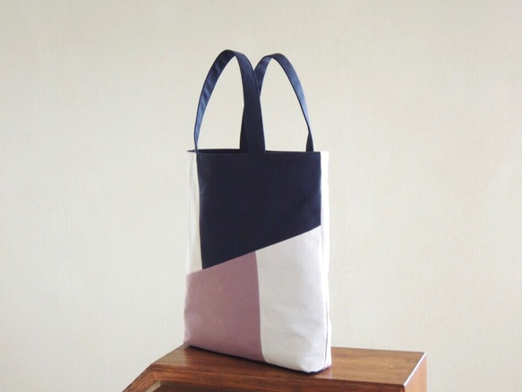 トートバック【museum/pink】（11号帆布） トートバッグ Hiroko
