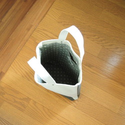 手提袋[Sankaku /垂直/ A4 / cxk]（11號帆布） 第2張的照片