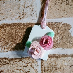 お花のアロマストーン【ピンク系】 2枚目の画像