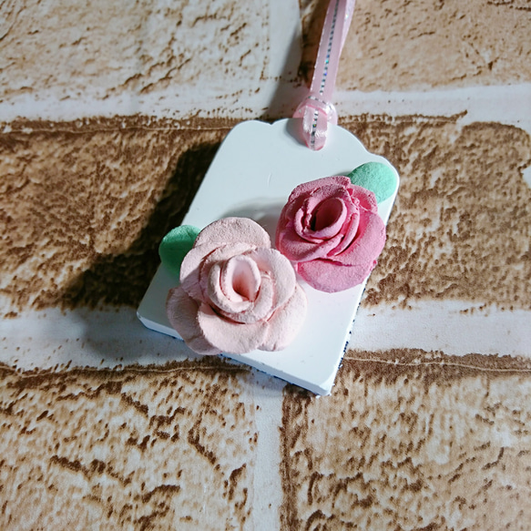 お花のアロマストーン【ピンク系】 3枚目の画像