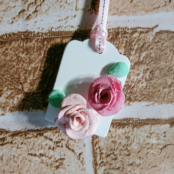 お花のアロマストーン【ピンク系】 4枚目の画像