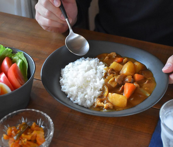 Pasta＆Curry＆Soup Plate(マットブラック) 2枚目の画像