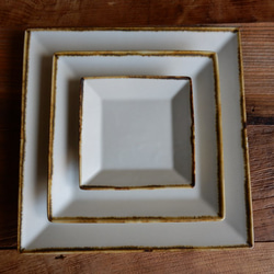 大サイズ　ワンプレート皿　(白マット)　　 2枚目の画像