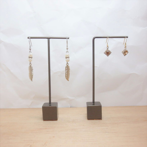 ピアススタンド アンティーク調TL(スタッド)(フック)【2個入り