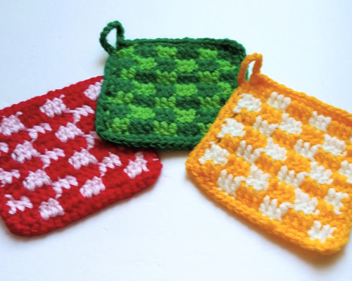 【確認用】アクリルたわし チェックのアクリルたわし(3枚セット) その他キッチン小物 fumi