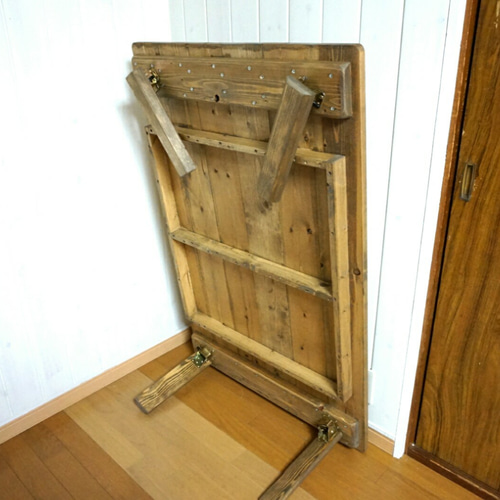 折りたたみ式！洋風ちゃぶ台みたいな大きめシンプルナチュラル