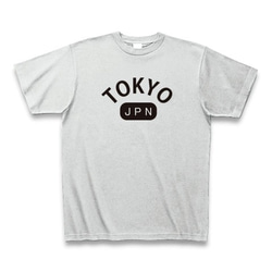 ◆TOKYOJPN◆文字◆ロゴ◆ヘビーウェイト◆半袖◆Tシャツ◆アッシュ◆各サイズ選択可 1枚目の画像