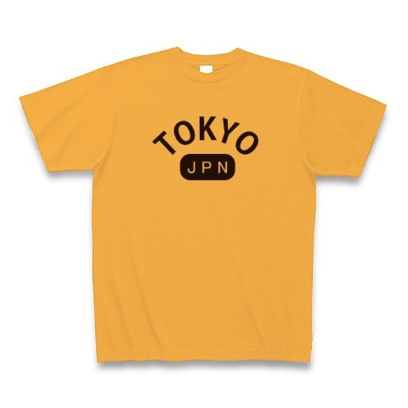 ◆TOKYOJPN◆文字◆ロゴ◆ヘビーウェイト◆半袖◆Tシャツ◆コーラルオレンジ◆各サイズ選択可 1枚目の画像