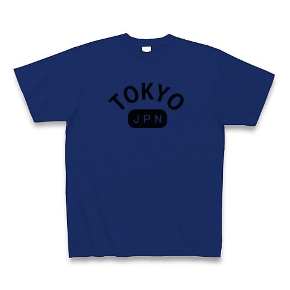 ◆TOKYOJPN◆文字◆ロゴ◆ヘビーウェイト◆半袖◆Tシャツ◆ロイヤルブルー◆各サイズ選択可 1枚目の画像