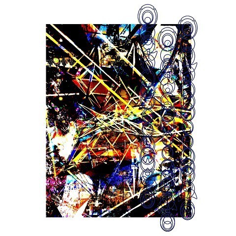 有効的異常症候群視点◆アート◆ロゴ◆フード◆長袖◆スウェット◆ジップパーカー◆グレー◆各サイズ選択可