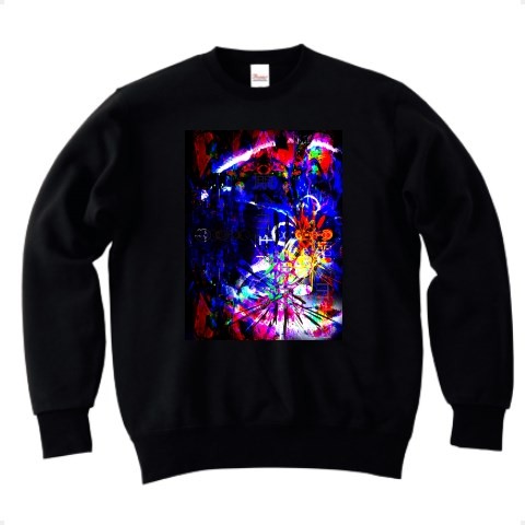 有効的異常症候群行動◆アート◆ロゴ◆スウェット◆長袖◆トレーナー◆ブラック◆各サイズ選択可