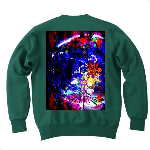 有効的異常症候群行動弐◆アート◆ロゴ◆スウェット◆長袖◆トレーナー◆アイスグリーン◆各サイズ選択可