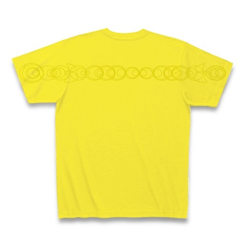 有効的異常症候群黄線後◆アート文字◆ロゴ◆ヘビーウェイト◆半袖◆Tシャツ◆イエロー◆各サイズ選択可