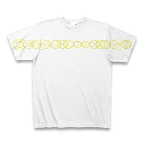 有効的異常症候群黄線前◆アート文字◆ロゴ◆ヘビーウェイト◆半袖◆Tシャツ◆ホワイト◆各サイズ選択可