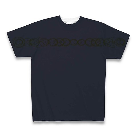 有効的異常症候群黄線前◆アート文字◆ロゴ◆ヘビーウェイト◆半袖◆Tシャツ◆インディゴ◆各サイズ選択可