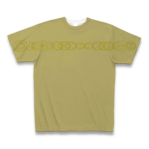 有効的異常症候群黄線前◆アート文字◆ロゴ◆ヘビーウェイト◆半袖◆Tシャツ◆サンドカーキ◆各サイズ選択可