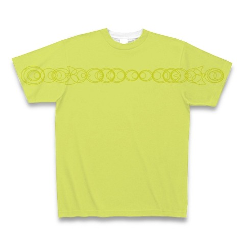 有効的異常症候群黄線前◆アート文字◆ロゴ◆ヘビーウェイト◆半袖◆Tシャツ◆ライムグリーン◆各サイズ選択可