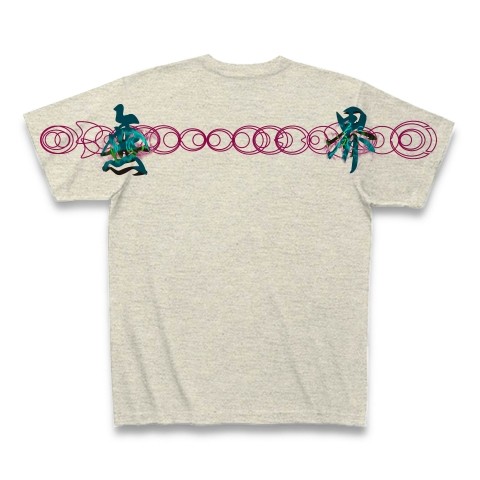 有効的異常症候群無界弐後◆アート◆文字◆ロゴ◆ヘビーウェイト◆半袖◆Tシャツ◆オートミール◆各サイズ選択可