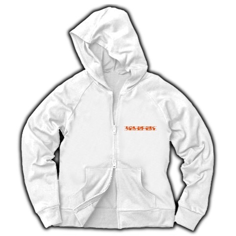 F偽U善C者K◆アート◆ロゴ◆フード◆長袖◆スウェット◆ジップパーカー◆ホワイト◆各サイズ選択可