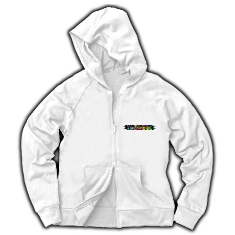 F偽U善C者KF偽U善C者K◆アート◆ロゴ◆フード◆長袖◆スウェット◆ジップパーカー◆ホワイト◆各サイズ選択可