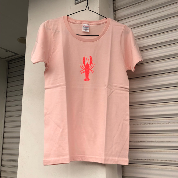 ニホンザリガニ女性用Tシャツ（WM） 1枚目の画像