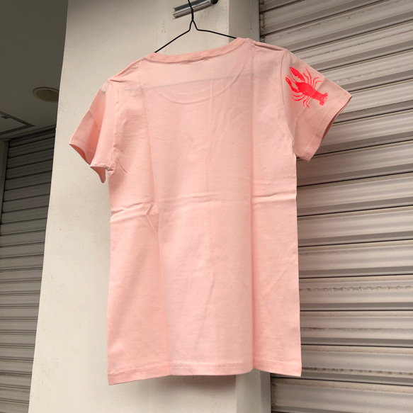 ニホンザリガニ女性用Tシャツ（WM） 2枚目の画像