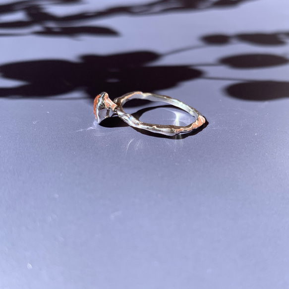 【11号】ピンクトルマリン silver ring 4枚目の画像
