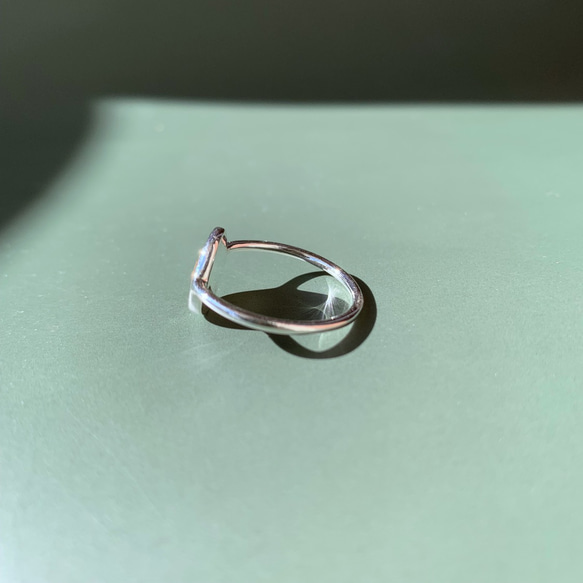 【13号】バイカラートルマリン silver ring 4枚目の画像