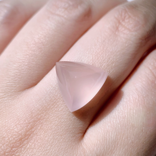 ローズクォーツ トライアングルリング