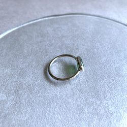 【13号】seaglass silver ring 4枚目の画像