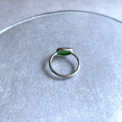 【13号】seaglass silver ring 5枚目の画像