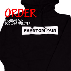 PHANTOM PAIN BOX LOGO HOODIE※受注生産※ 1枚目の画像