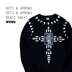 《DOTS & ARROWS DOTS & ARROWS BEAST SWEAT》Mサイズ 1枚目の画像