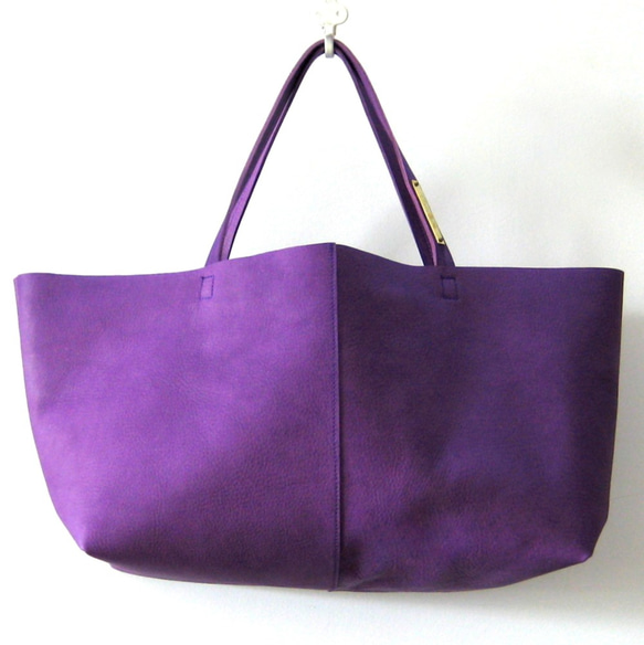 OTONA eco-bag Sサイズ purple 1枚目の画像