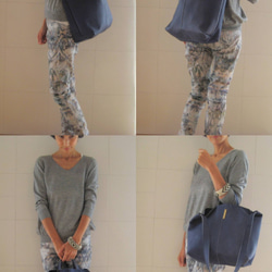 ショルダースモール ホワイト　本革製　2WAYショルダーバッグ 3枚目の画像