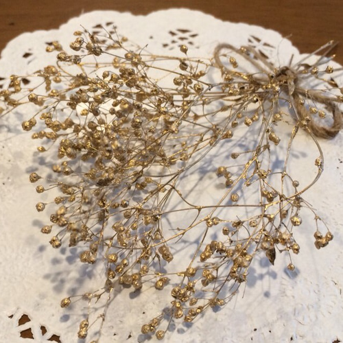 全色300円》 2g ソフトかすみ草 プリザーブドフラワー （ゴールド） 花