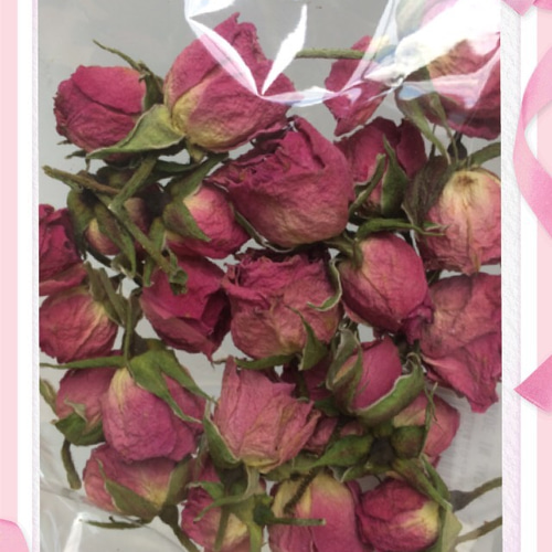 ミニバラ ドライフラワー ピンク 25輪 その他素材 floral house 凛