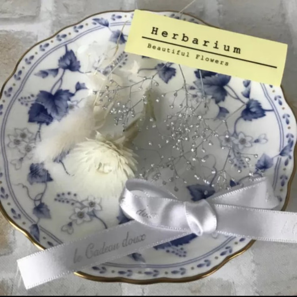 ハーバリウム花材  小分けセット ホワイト 【H12】 1枚目の画像