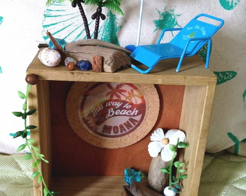 高級ハワイアンコア　壁掛け小物入れ 高級ハワイアンコア 壁掛け小物入れ