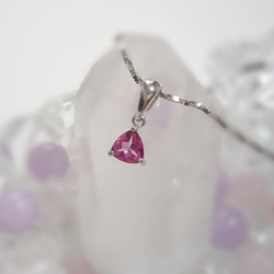 Pink topaz *necklace 1枚目の画像