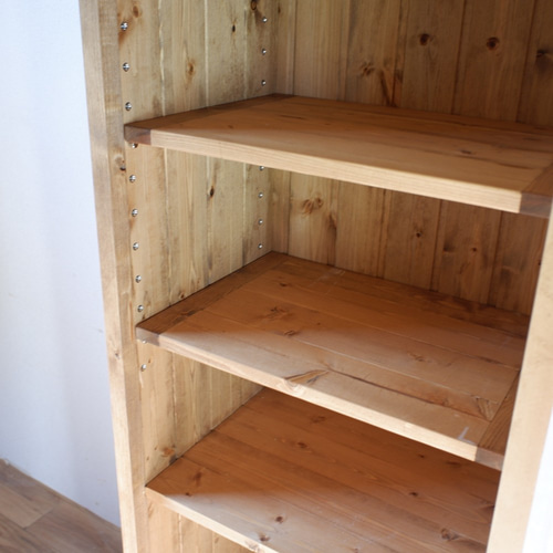 シングルドアキャビネット3 ダークウォールナット塗装仕上げ