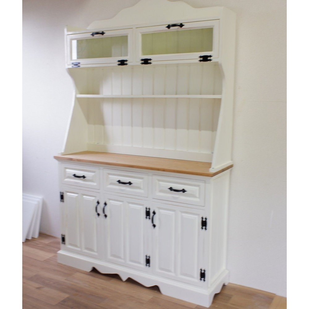 ダッチボード　カップボード　シャビー仕上げ