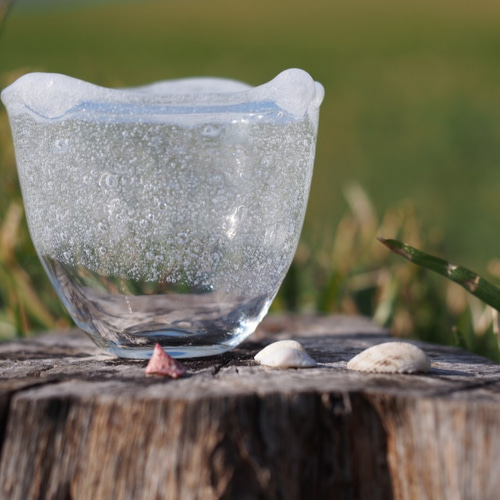 新作グッ ロングビーチ《琉球ガラス・泡》 グラス 通販 glass32.okinawa グラス・カップ・酒器