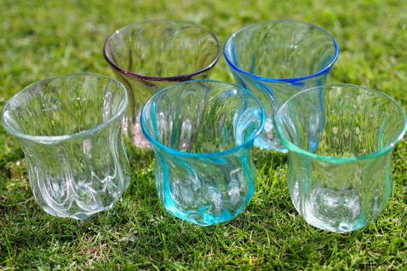 うずグラス《琉球ガラス・グラス》 2枚目の画像