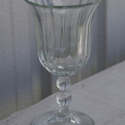 縦モールワイングラス・クリア《琉球ガラス・グラス》 4枚目の画像