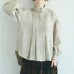 東炊きコットンビエラ・クラシック・ワンピース／カーマイン