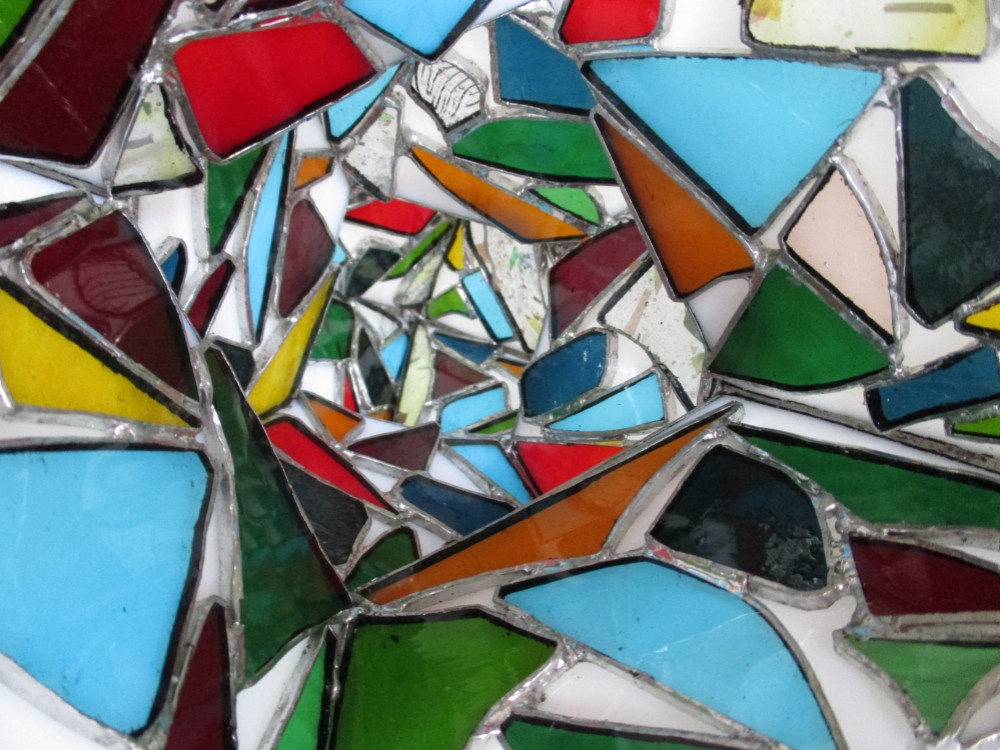 ステンドグラス　クリスマス ツリーランプ