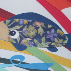 アート　鯉のぼり   A4フレーム付 3枚目の画像